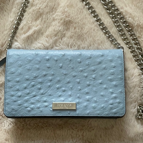 NWT kate spade isabeli alexander avenue chain crossbody in blue dawn - Picture 5 of 9